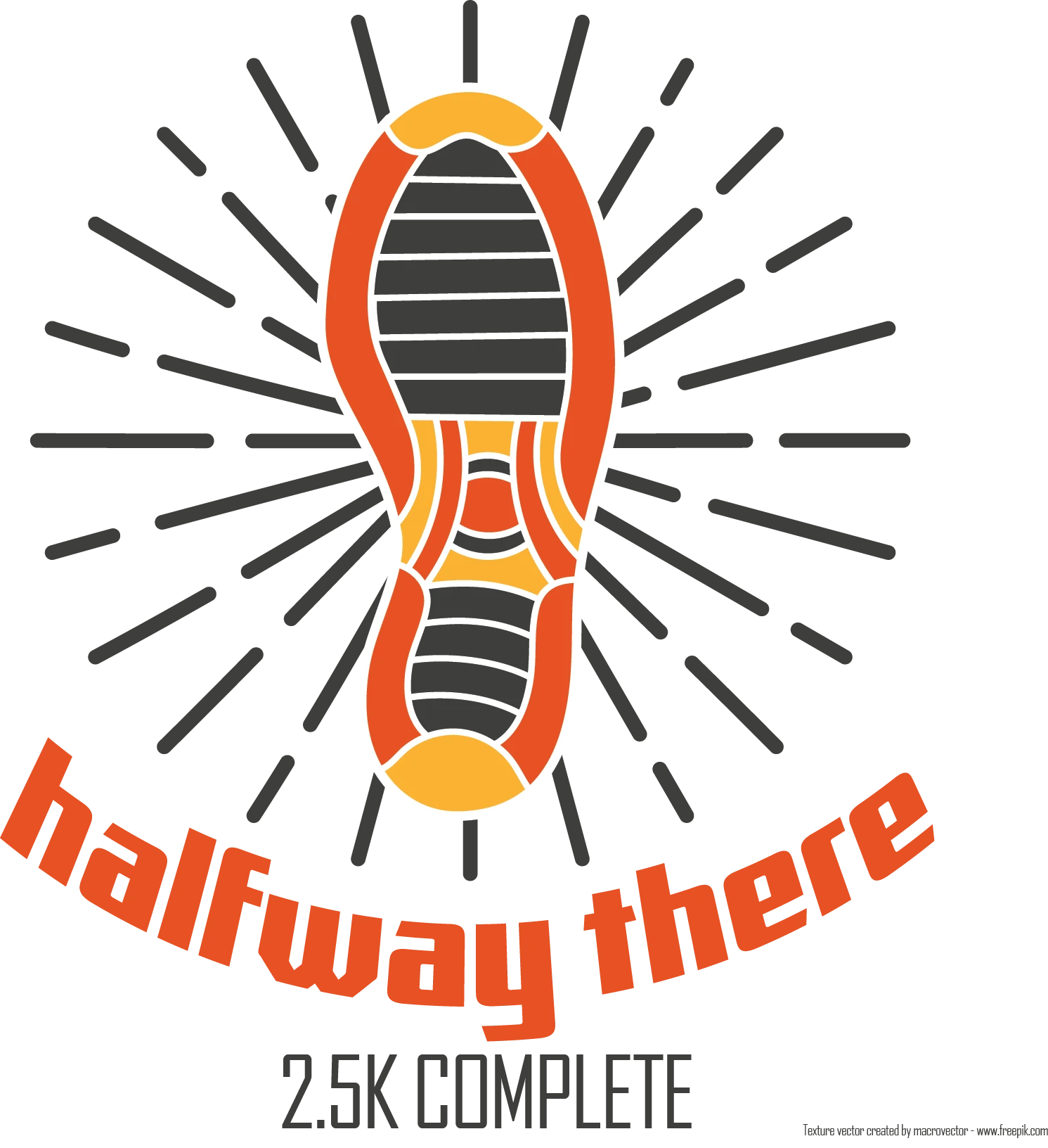 Halfway There badge (2.5k)
