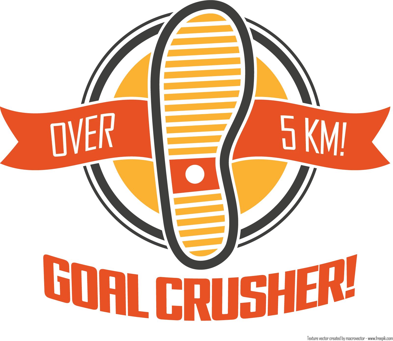 Goal Crusher badge (over 5k)